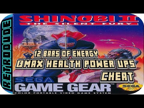 shinobi 2 the silent fury {12 bars of energy & max health power ups} Cheat GG