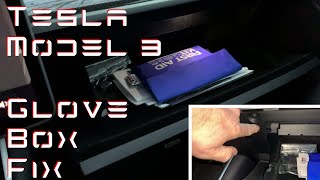 Tesla Model 3 - Glovebox Fix