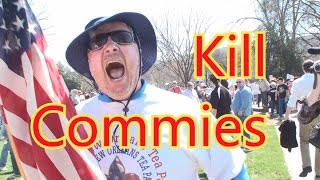 Exploding Tea Party Protester Threatens Interviewer