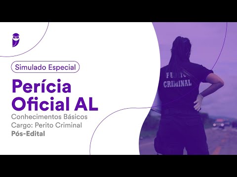 Simulado Perícia Oficial AL – Conhecimentos Básicos – Perito Criminal – Pós-Edital – Correção