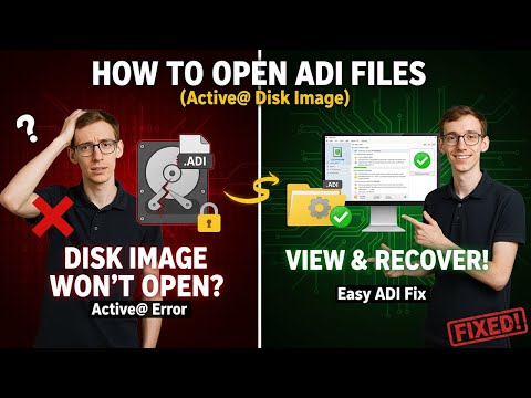 How to Open ADI Files (Active@ Disk Image)