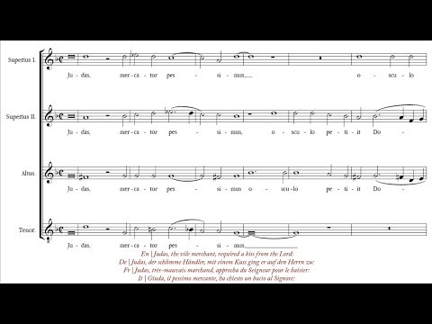 Victoria | Judas, mercator pessimus [á 4; Tenebræ Choir]