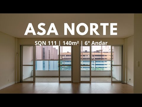 Vendido - Asa Norte SQN 111 - Apartamento de 3 quartos / Andar alto / Duas vagas