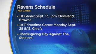 Ravens' 2020 Schedule Released