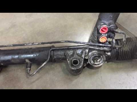 2002 Jeep Liberty 4WD 3.7L V-6 power steering rack and pinion replacement.