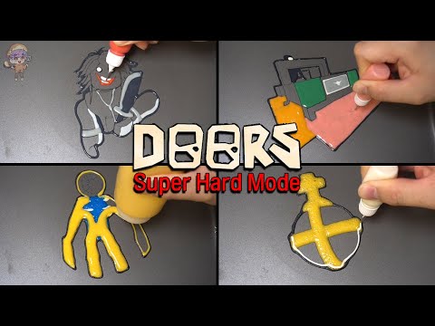ROBLOX Doors 👁 SUPER HARD MODE Pancake art - JEFF The Killer, Seek, Figure, Grenade