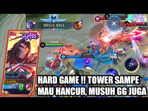KING MOSKOV CARRY TIM SAMPAI LATE GAME, SUPER EPIC COMEBACK - MOBILE LEGENDS