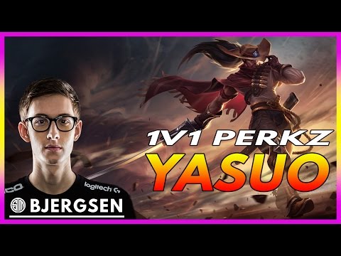 350. Bjergsen 1v1 Perkz - Yasuo vs Yasuo - December 26th, 2016 - Patch 6.24 Season 7