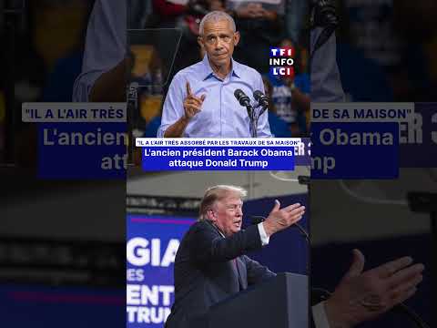 🔴🗣️ Barack Obama s’en prend à Donald Trump｜TF1 INFO