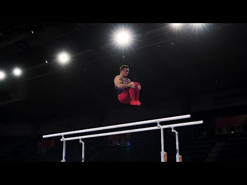 Sam Mikulak (USA) PB - 2019 Worlds Stuttgart - Podium Training