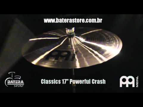 Teste te produto BATERA STORE - Classics 17" Powerful Crash - Meinl