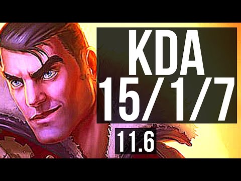 JAYCE vs GNAR (TOP) | 15/1/7, 7 solo kills, 800+ games, Legendary | BR Diamond | v11.6