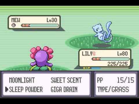 Emurng Emerald part II Shiny Careful Mew - Dive Ball