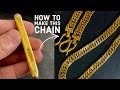 How 24K Gold Chain Is Made Gold Chain Necklace Making