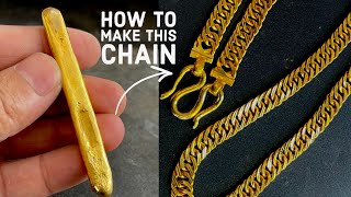 How 24K Gold Chain is Made  Gold Chain Necklace Ma
