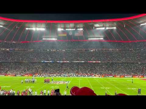 NFL in Germany Buccaneers vs Seahawks Fans sing together