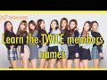 Learn the Twice members names!