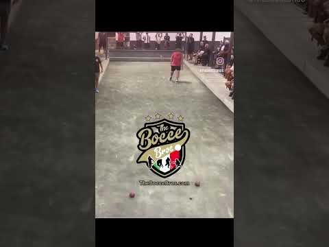 Nico Fox “The Kid” with a hit AND stick…@n1cofox_ #bocha #boules #raffa #volo #PRV #bocce #bocceball