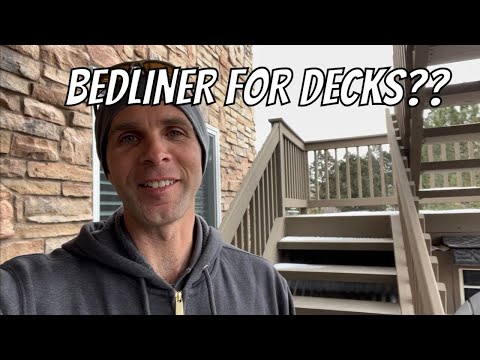 Truck Bed Liner: Transforming Deck Stairs