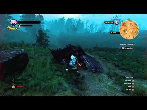 The Witcher 3 death march hardest setting blind playthrough epic ending to shrieker fight