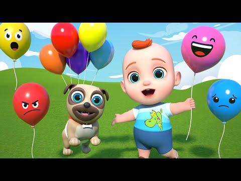Jugando con Globos | Colores para niños 🎈🎈 | Leo en Español