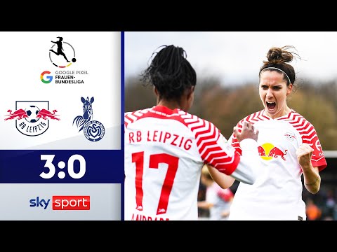 Leipzig verschafft sich Luft | RB Leipzig - MSV Duisburg | Highlights - Frauen-Bundesliga 2023/24
