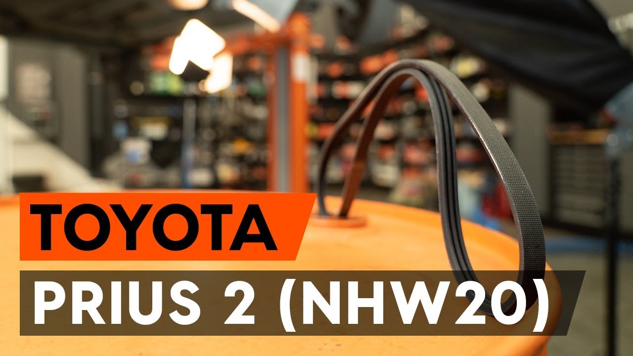 Jak vyměnit drážkový řemen na Toyota Prius 2 – návod k výměně