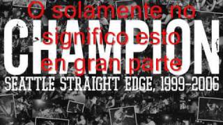 Champion- The decline sub español