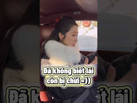 Khi mượn xe của bạn nhưng không biết lái và cái kết🤣 #trending