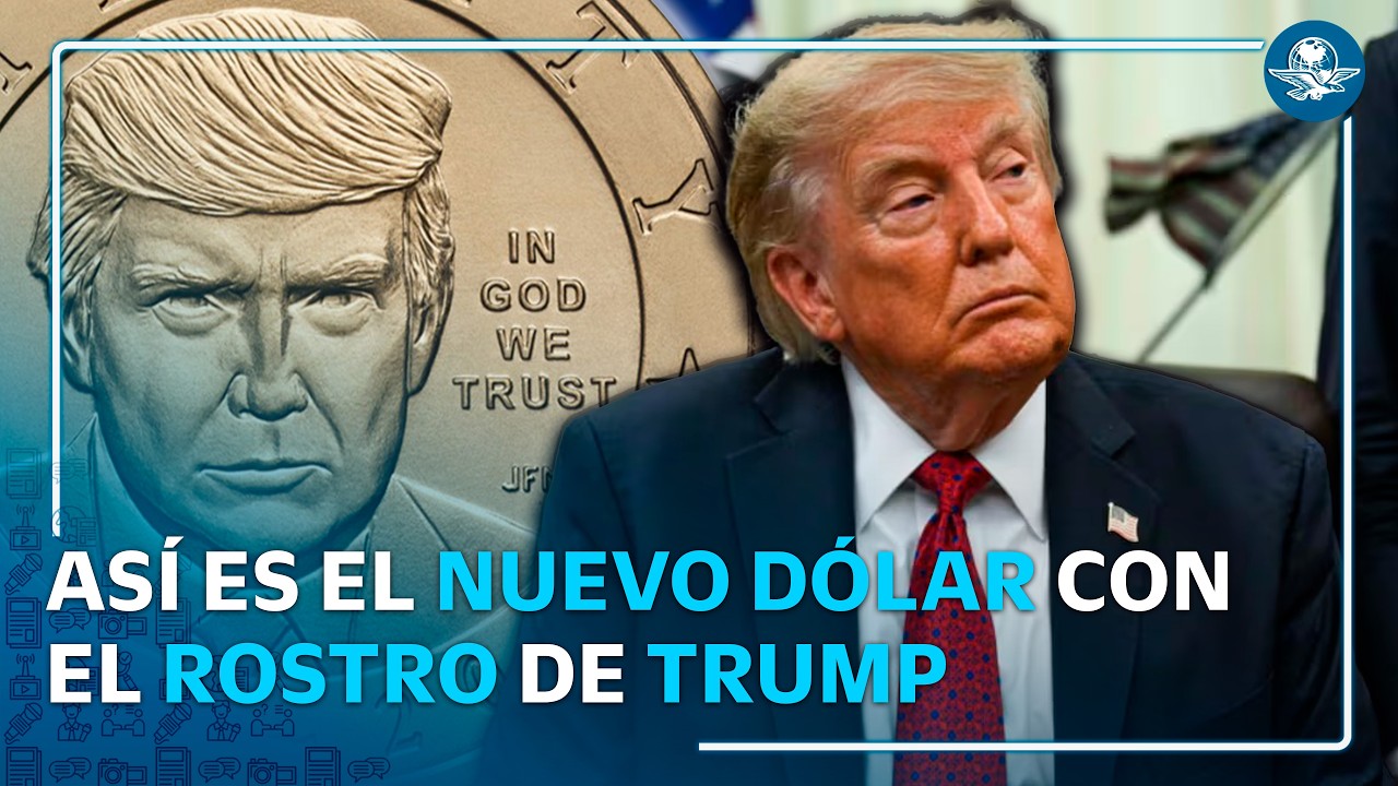 Moneda de un dólar con el rostro de Donald Trump saldrá a la venta en Estados Unidos
