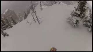 Banana Couloir, Ross Peak, Bridger