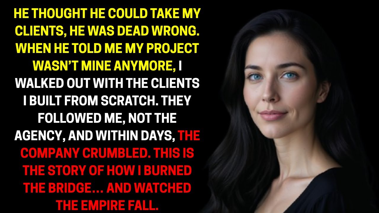 He Said ‘Your Project’s Not Yours Anymore’—So I Took My Clients With Me and Quit