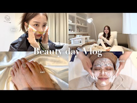 【美容Vlog】メンテナンスDAY💆🏻‍♀️✨行きつけサロン紹介するよ〜💅🧴