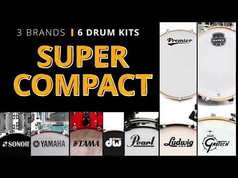 DRUMS LINEUP EXPLAINED - SUPER COMPACT: 3 Top Brands, 6 Models Compared!
