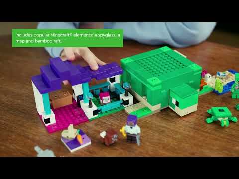 Minecraft Steve House Map LEGO Minecraft The Turtle Beach House