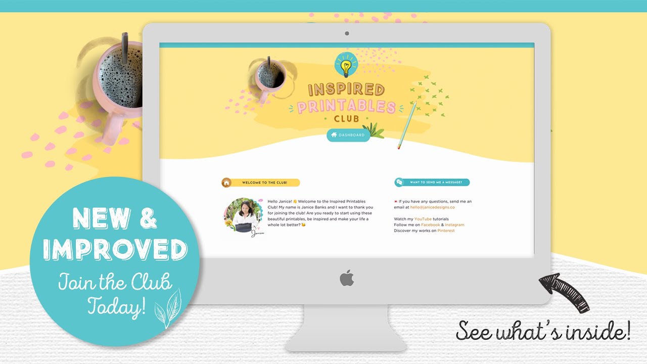 New & Improved Inspired Printables Club Video Walkthrough