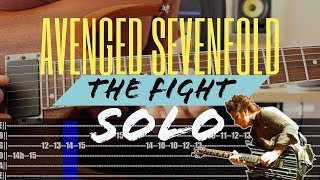 Avenged Sevenfold - The fight Guitar Solo Lesson + TAB