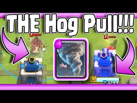 SWEET TORNADO - Hog Cycle Deck - to Activate the Kings Tower!  - Clash Royale!!