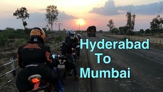Hyderabad to Mumbai | Mumbiker nikhil