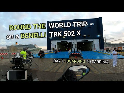 From Civitavecchia to Olbia and first ride - Sardinia day 1 [S1-Ep.02]