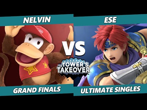 Tower's Takeover 18 GRAND FINALS - Ese (Roy) Vs. Nelvin (Diddy Kong) SSBU Ultimate Tournament