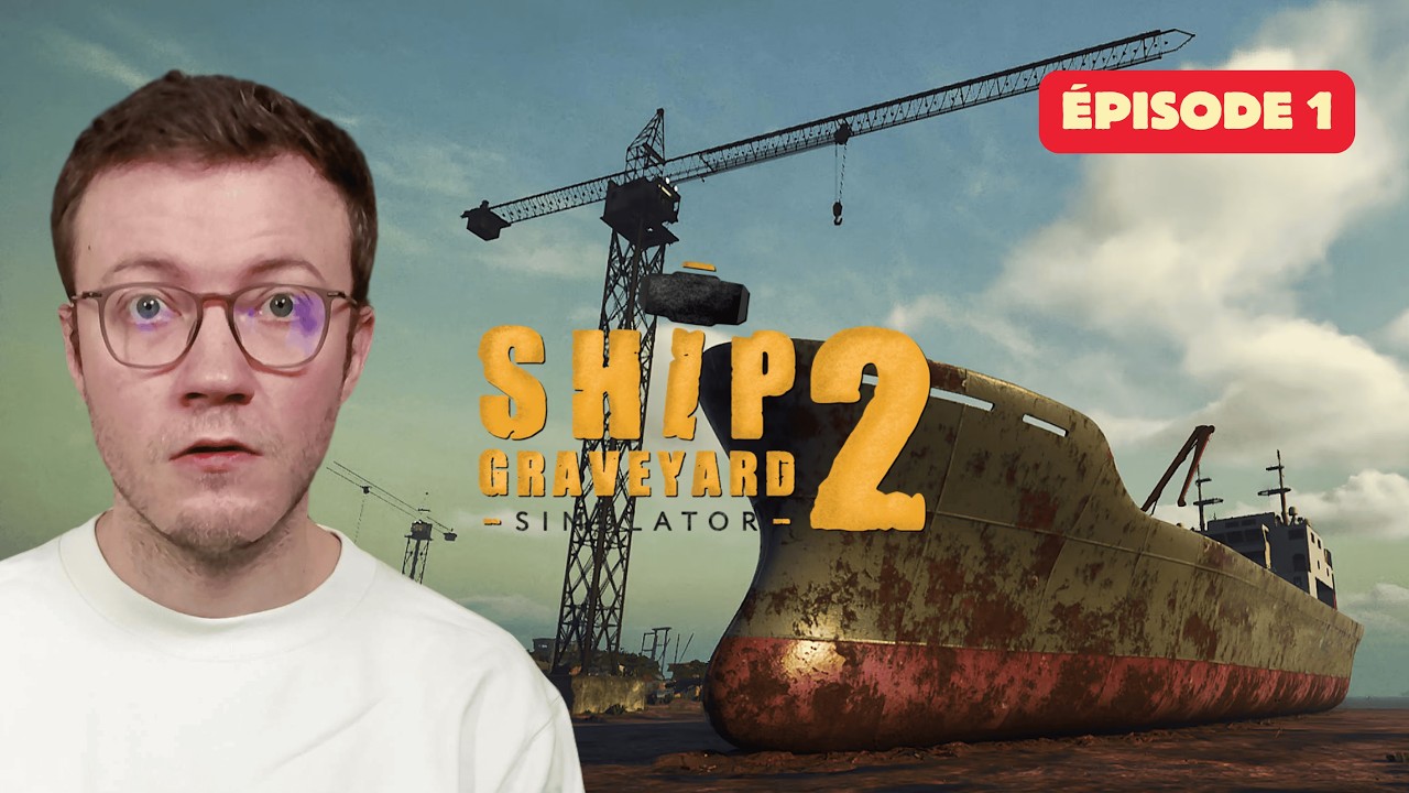 Ship Graveyard Simulator 2 — Ship Graveyard Simulator 2 : Je démantèle mon premier navire ! EP1