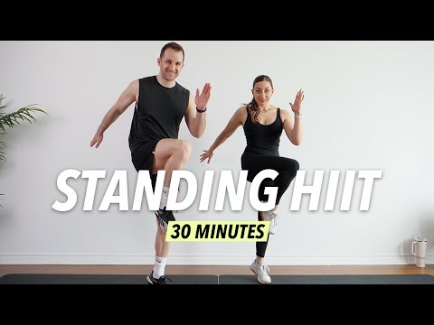 30 Min ALL STANDING CARDIO HIIT Workout at Home | Burn 500 CALORIES