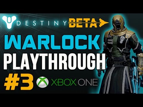 Destiny Beta Gameplay Walkthrough Part 3 Playthrough: The Dark Within [Xbox One]