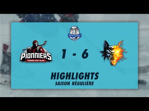 Pionniers de Chamonix 1-6 Brûleurs de Loups de Grenoble - Highlights - Synerglace Ligue Magnus 22/23