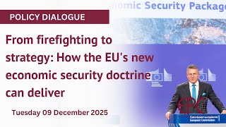 From firefighting to strategy: How the EU's new economic security doct