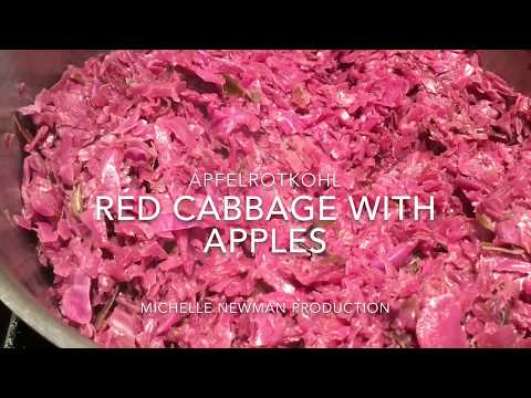 German Red Cabbage with Apples | Apfelrotkohl