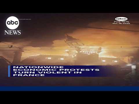 Nationwide economic protests turn violent in France