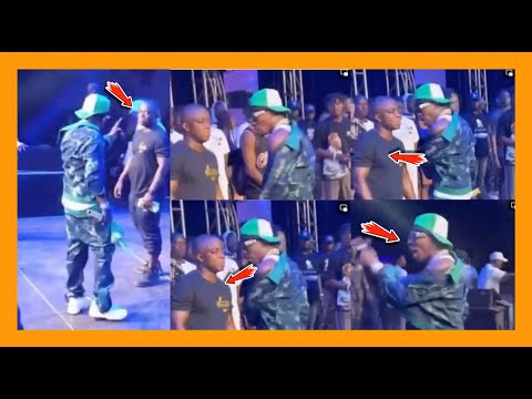 Shatta Wale Almost Slαps 'Boy Boy' Sammy Flex On Stage While Performing At Bolgatanga As He Wαrn Him