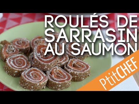 Recette de roulés de sarrasin au saumon - Ptitchef.com